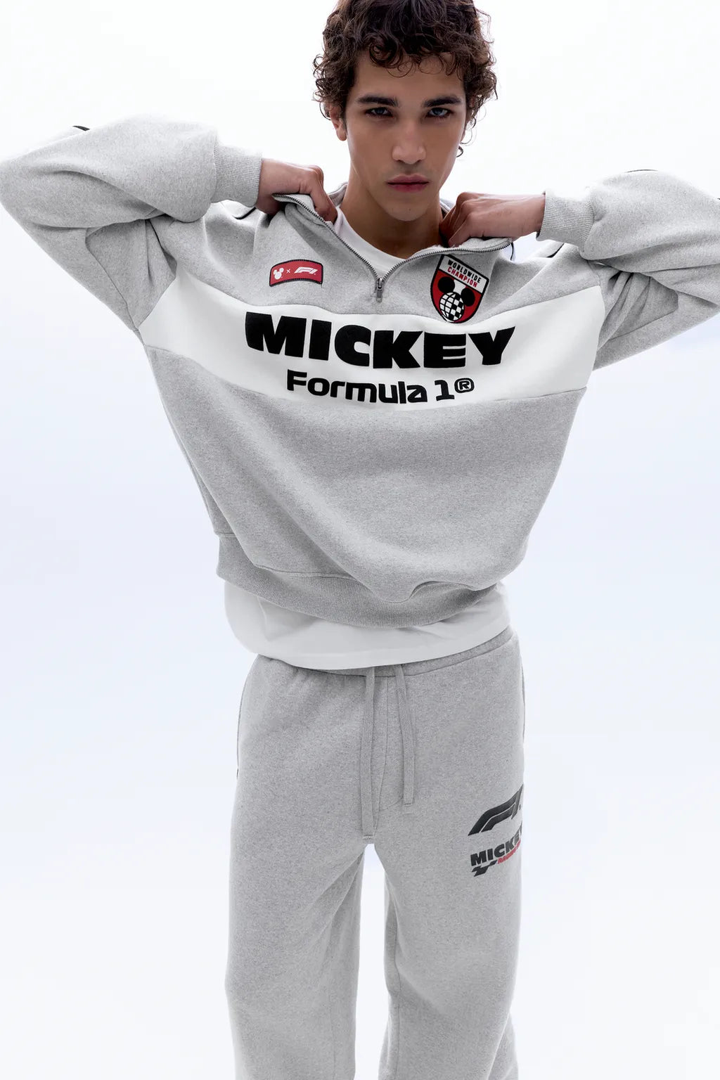 Sweat col zippé Disney x F1