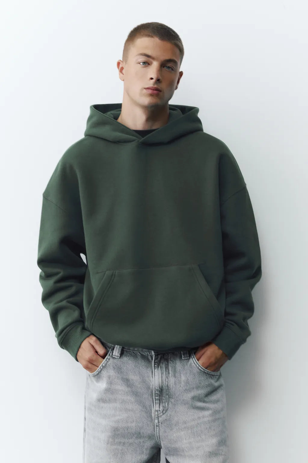 Sweat boxy à capuche