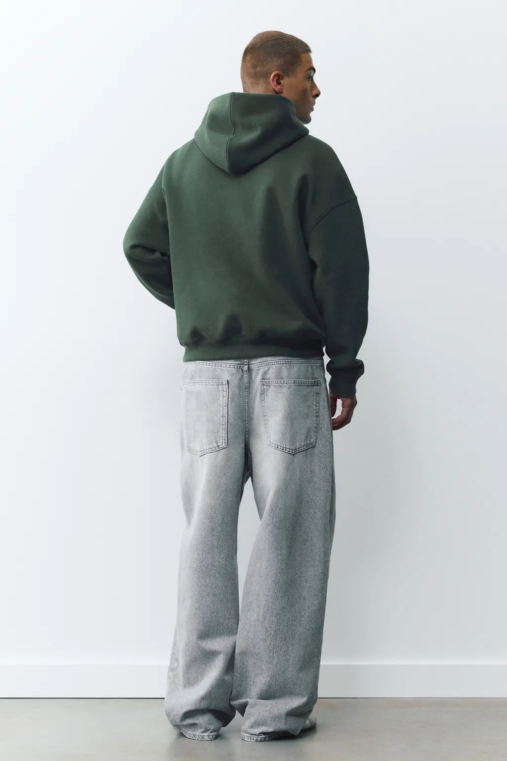 Sweat boxy à capuche